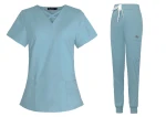 Komplet Medyczny Damski Scrubs - Jasnoniebieski - Model 42029