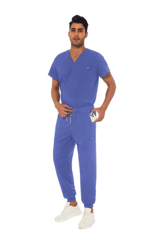 Komplet medyczny męski Scrubs model Antidote - błękitny