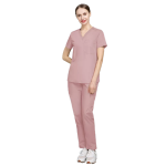 Komplet Medyczny Scrubs - Jasnoróżowy - Model 42019