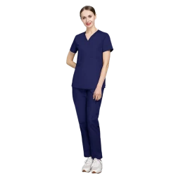Komplet Medyczny unisex Scrubs - Granatowy - Model 42019