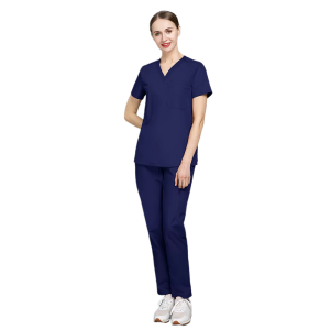 Komplet Medyczny unisex Scrubs - Granatowy - Model 42019
