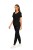 Komplet Medyczny Damski Scrubs - Czarny - Model 42050 3.jpg