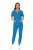 Komplet Medyczny Damski Scrubs - Niebieski - Model 42029