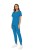 Komplet Medyczny Damski Scrubs - Niebieski - Model 42029