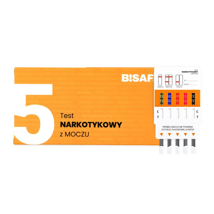 Test narkotykowy z moczu 5 - Panel - 1 szt.