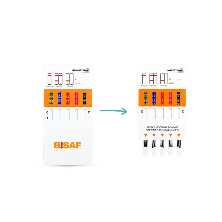 Test narkotykowy z moczu 5 - Panel - 1 szt.