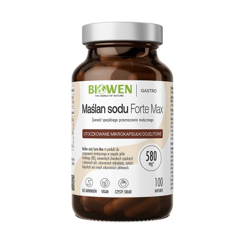 Maślan sodu Forte Max Biowen 580 mg – 100 kapsułek