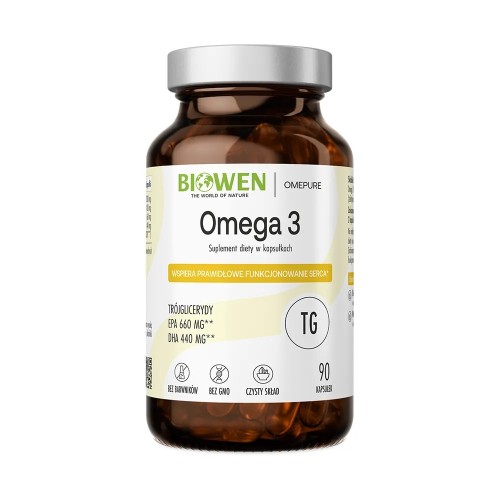 Omega 3 BIOWEN EPA 660mg DHA 440mg 90 kapsułek