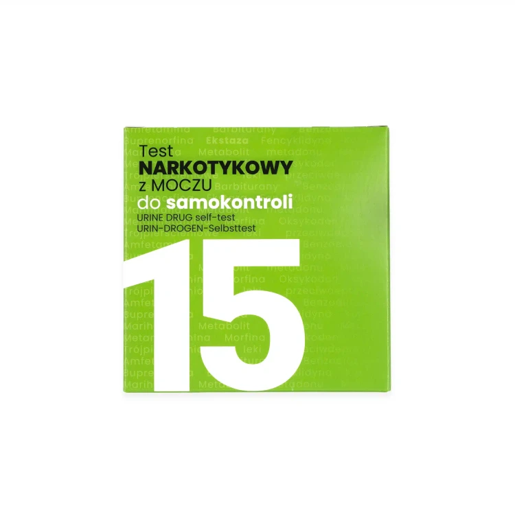 Test narkotykowy z moczu 15 substancji do samokontroli