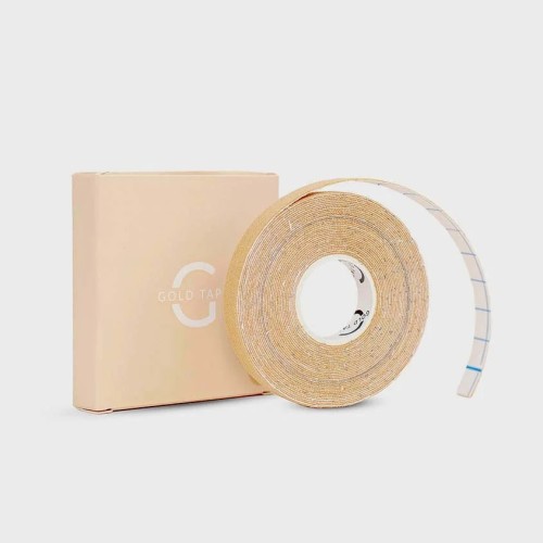Gold Tape/kinesiology tape - taśmy do kinesiotapingu 1 cm x 5 m - beżowe