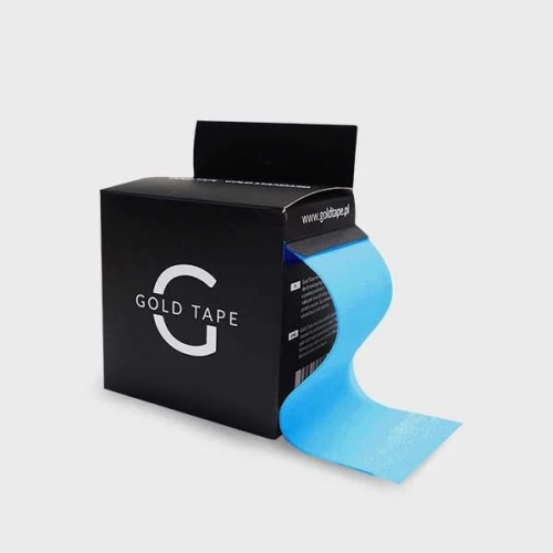 Gold Tape - plastry tejpy do kinesiology tapingu (5cm x 5m) - niebieski