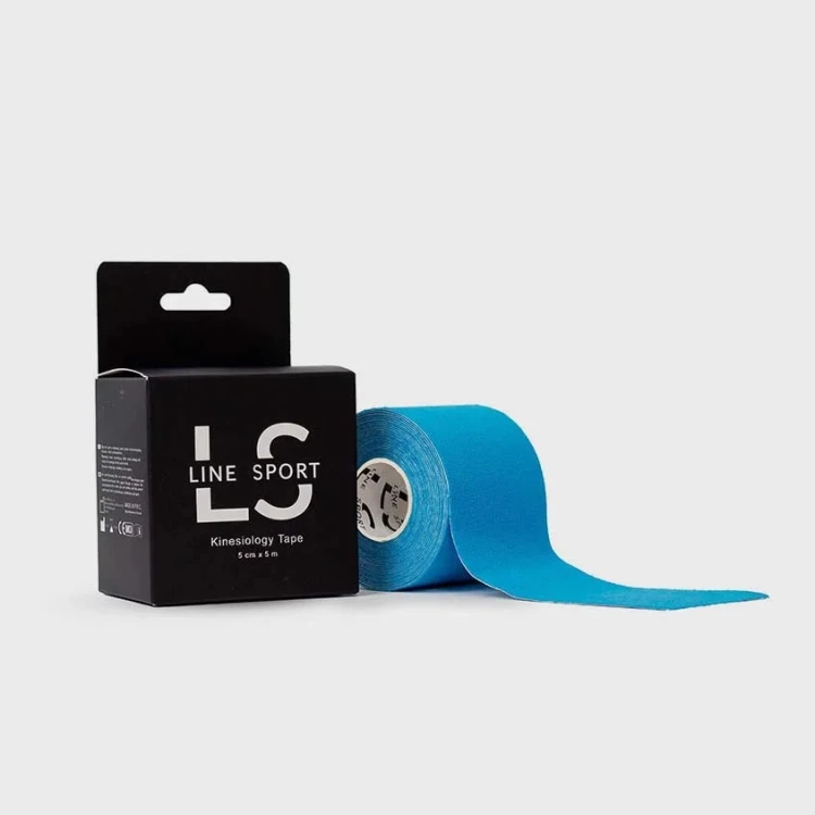 Line Sport Tape – plastry tejpy do kinesiology tapingu (5cm x 5m) - niebieski