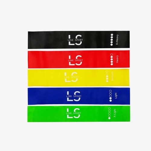 Zestaw 5 gum oporowych do ćwiczeń Mini Power Band Line Sport