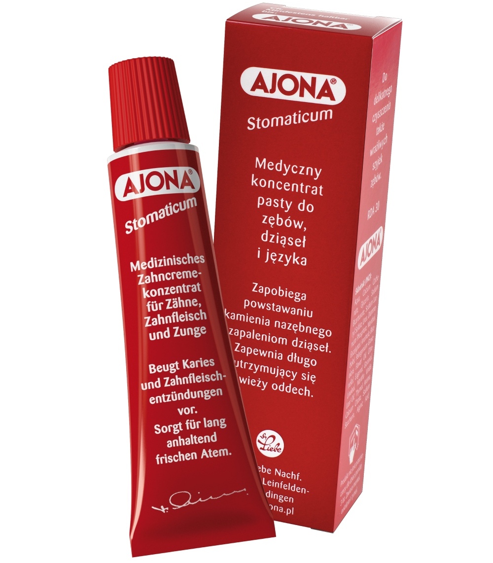 Ajona 25 ml pasta do zębów bez fluoru RDA 30