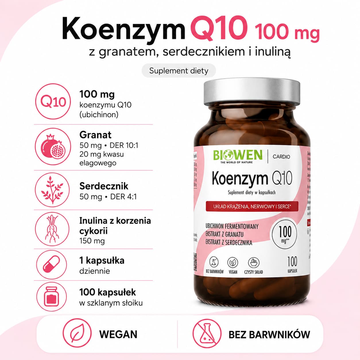 Koenzym Q10 infografika